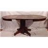 Image 3 : Lot 065: Mission Oak Pedestal Dining Table