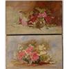 Image 1 : Lot 006: Pair of American Oil Still Life Paintings