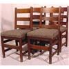 Image 1 : Lot 023: Set of Four (4) L & JG Stickley Dining Chairs