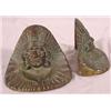 Image 1 : Lot 139: Pair of Bronze Indian Head Bookends