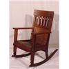 Image 1 : Lot 176: Mission Oak Rocking Chair