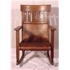 Image 2 : Lot 176: Mission Oak Rocking Chair