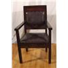 Image 3 : Lot 179: Set of Eight (8) Mission Oak Lodge Arm Chairs