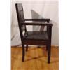 Image 4 : Lot 179: Set of Eight (8) Mission Oak Lodge Arm Chairs