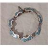 Image 1 : Lot 212: Margot de Taxco Sterling & Enamel Bracelet