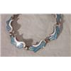 Image 2 : Lot 212: Margot de Taxco Sterling & Enamel Bracelet