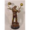 Image 2 : Lot 240: Early Figural Lamp