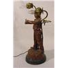 Image 5 : Lot 240: Early Figural Lamp