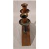 Image 2 : Lot 243: Pair of Copper and Iron Candle Sticks