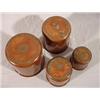 Image 3 : Lot 255: Four (4) Piece Copper Canister Set