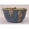 Image 1 : Lot 283: Rare Weller Drapery Art Pottery Hanging Flower Pot