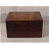 Image 2 : Lot 288: Quartered Oak Box Humidor with Lined Interior