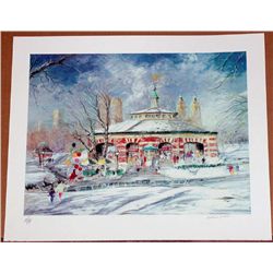 Kamil Kubik, Carousel, Signed Serigraph