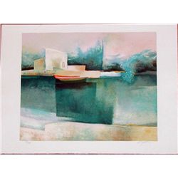 Claude Gaveau, Reflect, Signed Lithograph