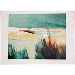 Claude Gaveau, Camargue, Signed Lithograph