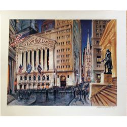 Kamil Kubik, Wall & Broad At Night, Signed Serigraph