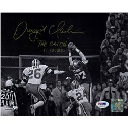 Dwight Clark Signed 8x10 Photo "The Catch"