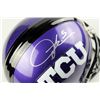 Image 2 : Ladanian Tomlinson Signed TCU Mini Helmet