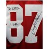 Image 2 : Dwight Clark Signed Custom Jersey "The Catch"49ers