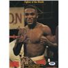 Image 1 : Floyd Mayweather Jr. Signed Magazine Page PSA/DNA