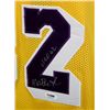 Image 2 : Magic Johnson Signed Lakers Custom "HOF 02" Jersey