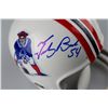 Image 2 : Tedy Bruschi Signed Patriots Throwback Mini COA