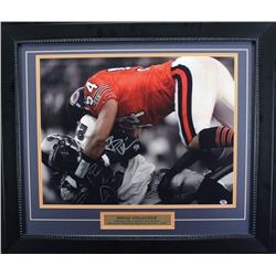 Brian Urlacher Signed,Framed-Bears COA Photo