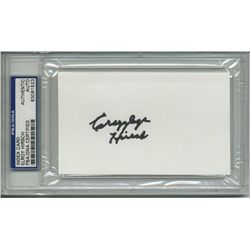 Elroy "Crazy Legs" Hirsch signature PSA/DNA COA