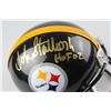 Image 2 : John Stallworth Signed Steelers COA Mini-Helmet