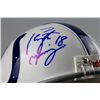 Image 2 : Peyton Manning Signed Colts Mini Helmet COA