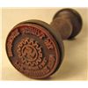 Image 1 : GERMAN NAZI WAX SEAL / RUBBER STAMP W/ WOOD HANDLE