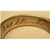 Image 6 : GERMAN NAZI SS WEDDING BAND / RING