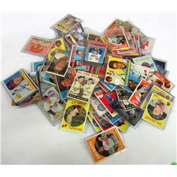 LOT OF APPROX. 100 BASEBALL CARDS - MOST VINTAGE