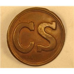 CONFEDERATE STATES SC CIVIL WAR ERA BELT PLATE