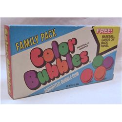 VINTAGE DONRUSS BASEBALL CARD - TED WILLIAMS HOF  - BACK OF BUBBLE GUM BOX