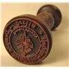 Image 1 : GERMAN NAZI WAX SEAL / RUBBER STAMP W/ WOOD HANDLE