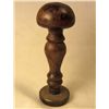 Image 2 : GERMAN NAZI WAX SEAL / RUBBER STAMP W/ WOOD HANDLE