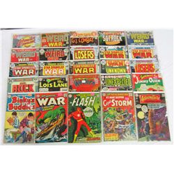 LOT OF APPROX. 25 VINTAGE DC COMIC BOOKS - INCL. 12 CENT COVERS