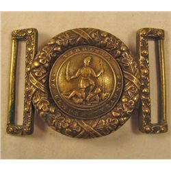 CONFEDERATE STATES CIVIL WAR ERA STATE OF VIRGINIA ARMY OFFICERS BELT BUCKLE