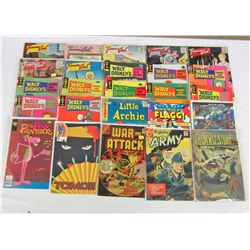 LOT OF APPROX. 23 VINTAGE COMIC BOOKS - INCL. 10  & 12 CENT COVERS