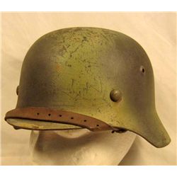 GERMAN NAZI ARMY M-40 CAMOUFLAGE COMBAT HELMET