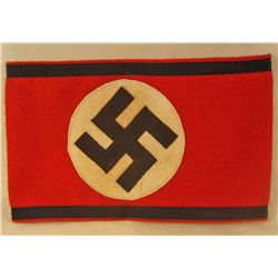 GERMAN NAZI WAFFEN SS SHULTZSTAFFEL UNIFORM ARM BAND
