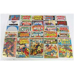 LOT OF APPROX. 25 VINTAGE MARVEL COMIC BOOKS