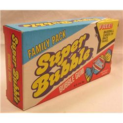 VINTAGE DONRUSS BASEBALL CARD - LOU GEHRIG HOF  - BACK OF BUBBLE GUM BOX