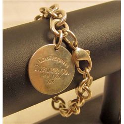 STERLING SILVER TIFFANY & CO. BRACELET - 36.7 GRAMS