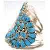Image 3 : Old Pawn Navajo Turquoise Morgan Dollar Sterling Silver Cuff Bracelet - Justin Wilson