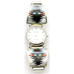 Zuni Multi-Stone Men's Watch - Charlotte Dishta