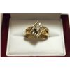 Image 1 : Dead Pawn Non-Native Diamond 10k Gold Women's Ring - IK?