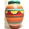 Image 3 : Navajo Painted Monument Valley Etched Pottery - Aaron Watchman