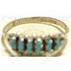 Image 4 : Zuni Turquoise Sterling Silver Women's Ring - Roland Quam